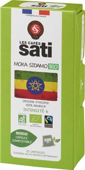 Sati Ethiopie Bio x10 caps(Nespresso)